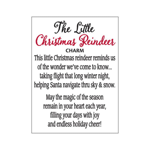 Reindeer Charms - card