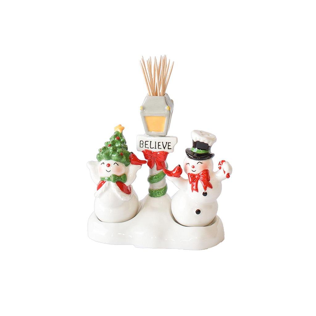 Holiday Cheer Salt & Pepper Shaker Sets - Snowmen