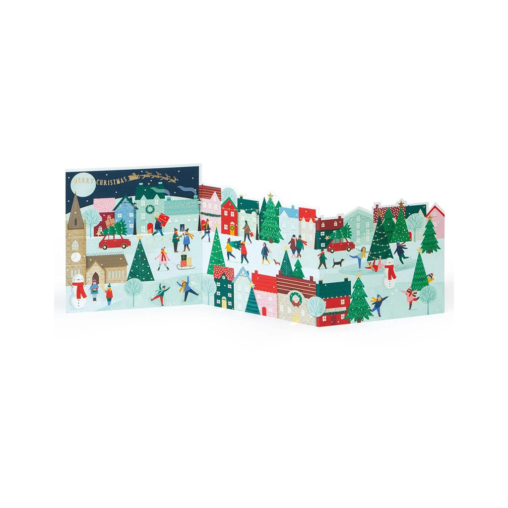 Trifold Holiday Cards - Christmas Village