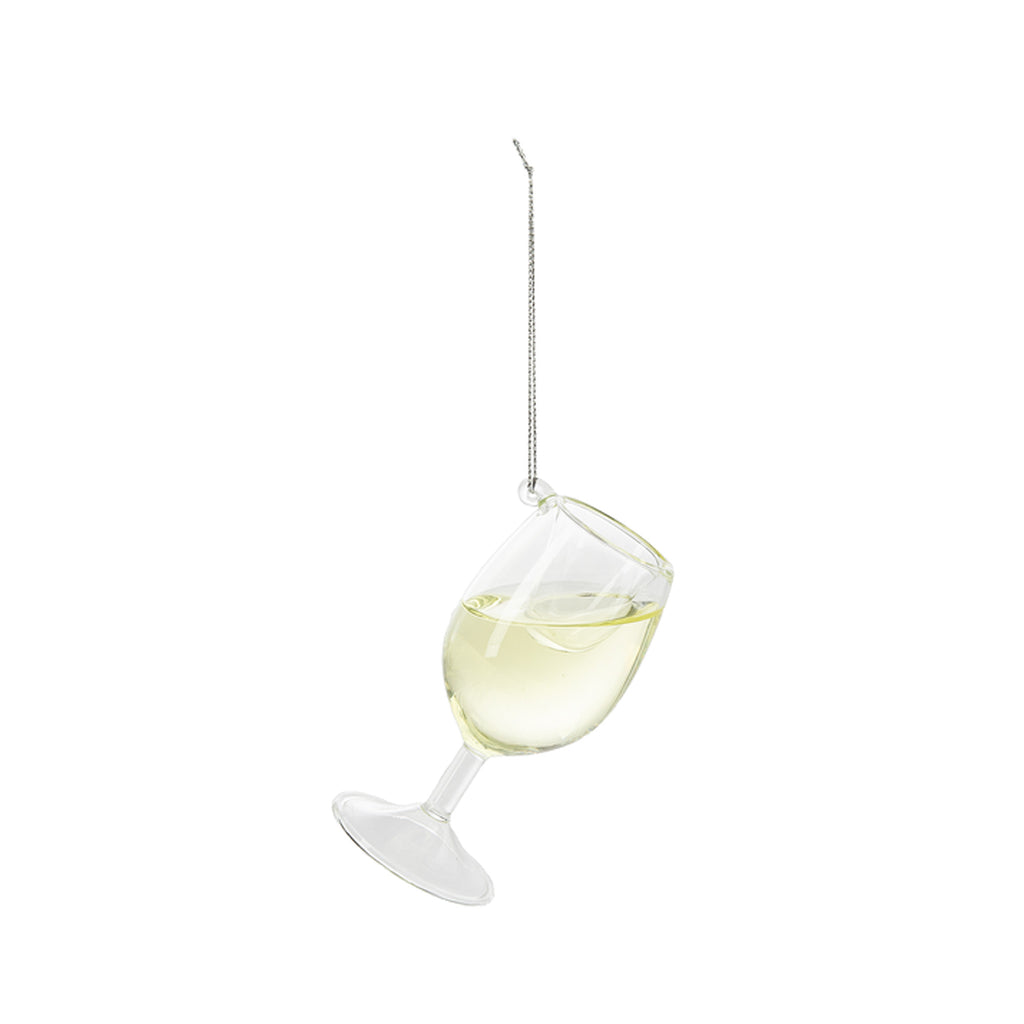 Cheers Donnay Wine Glass Ornament