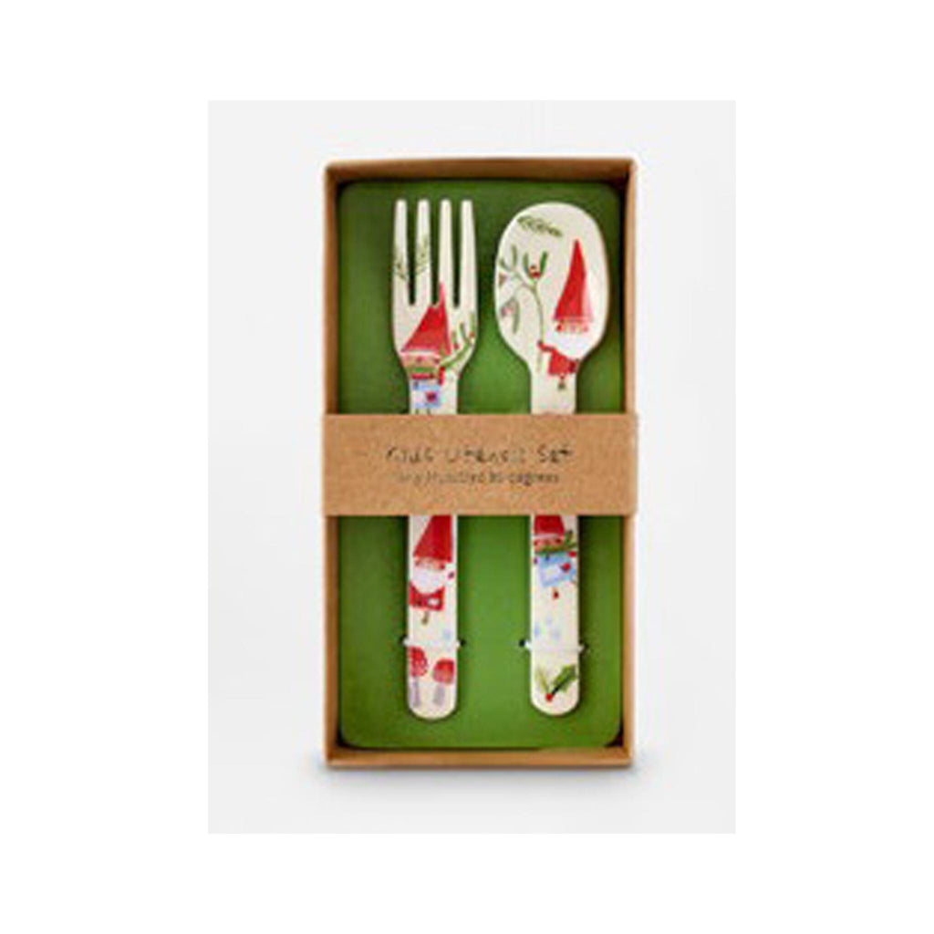 Gnome Kids Spoon & Fork Set