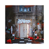 Vintage Halloween Honeycomb Decorations - in use