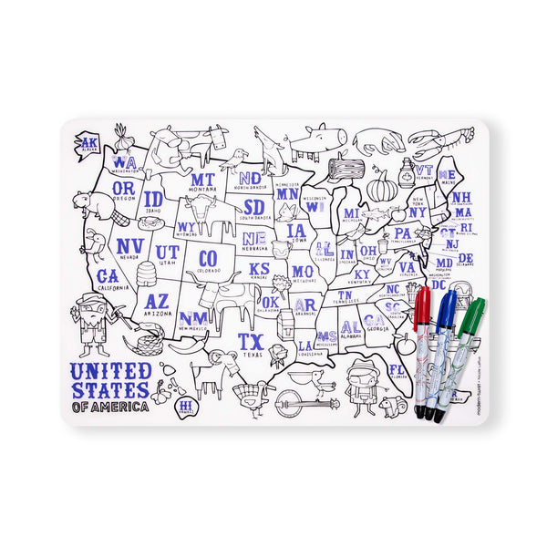 Mark-Mat Set - USA Map