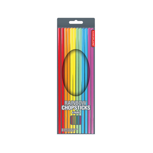Rainbow Chopsticks Set of 6 in package