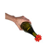 Silicone Bulb Bottle Stoppers - Winter - Poinsettia