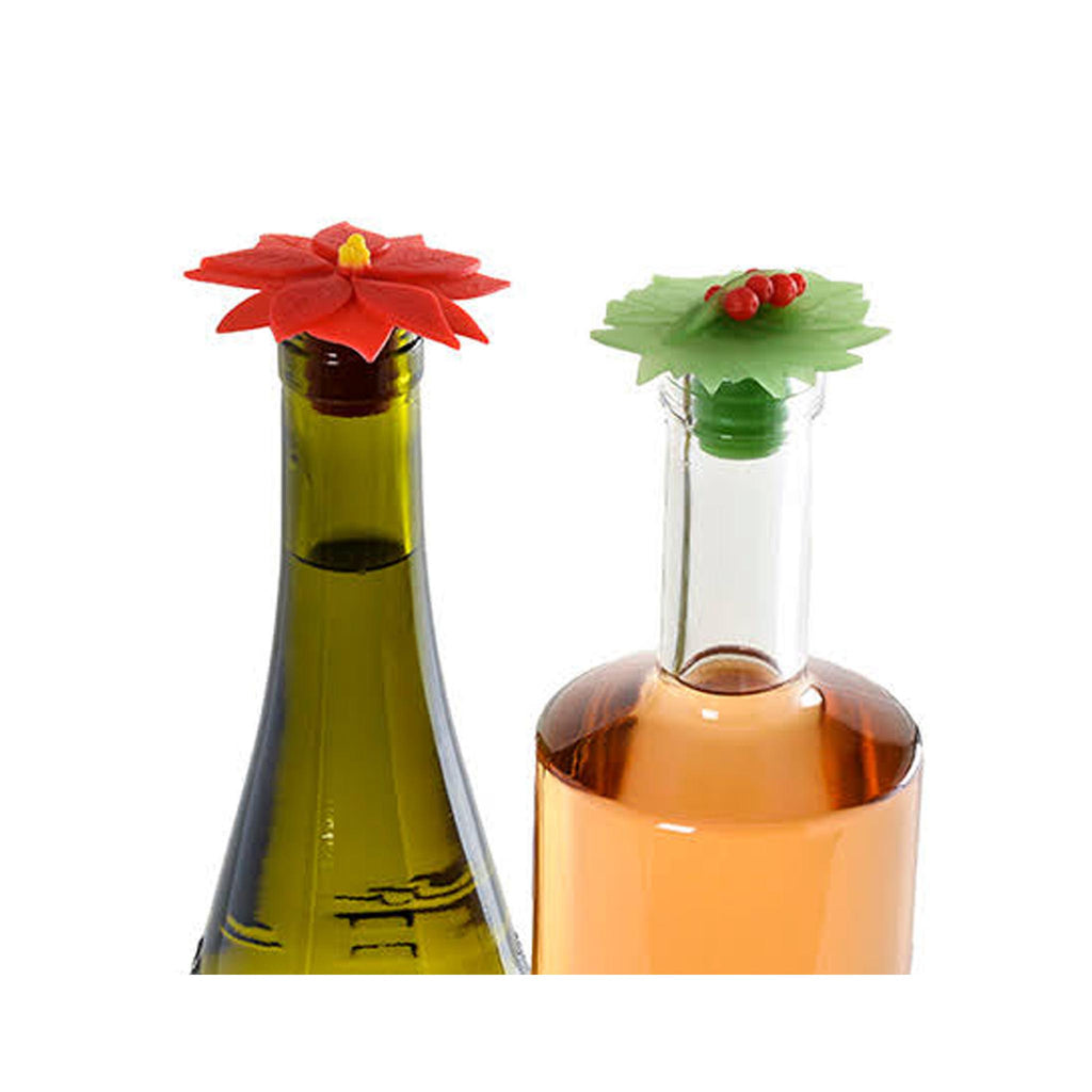 Silicone Bulb Bottle Stoppers - Winter