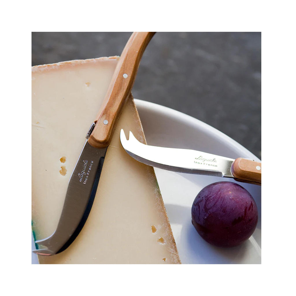 Laguiole Mini Fork-tipped Knife - Olive Wood