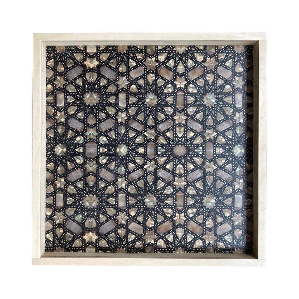 LAMOU Printed Baltic Birch Serving Tray - Astral Pearls