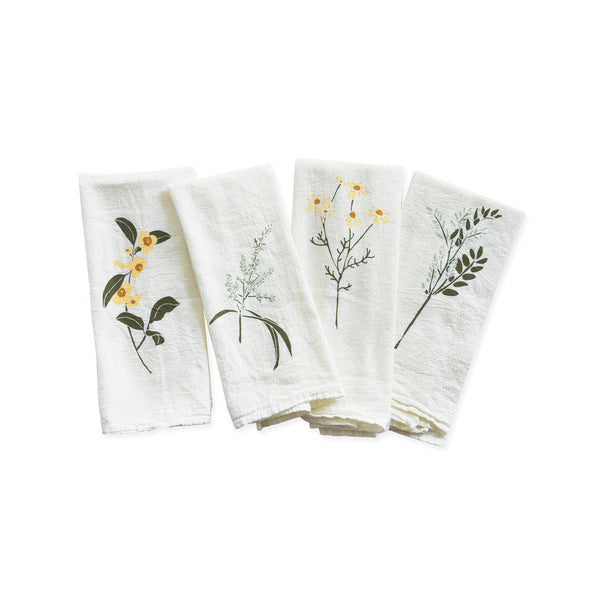 Herbal Tea Garden Napkin Set of 4