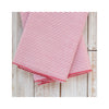 Seersucker Cocktail Napkin Set of 4 - Red