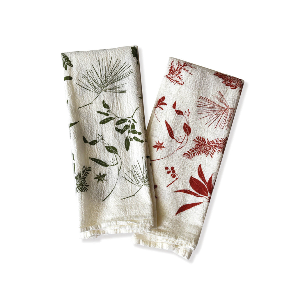 Mixed Boughs & Berries  Napkin Set of 4