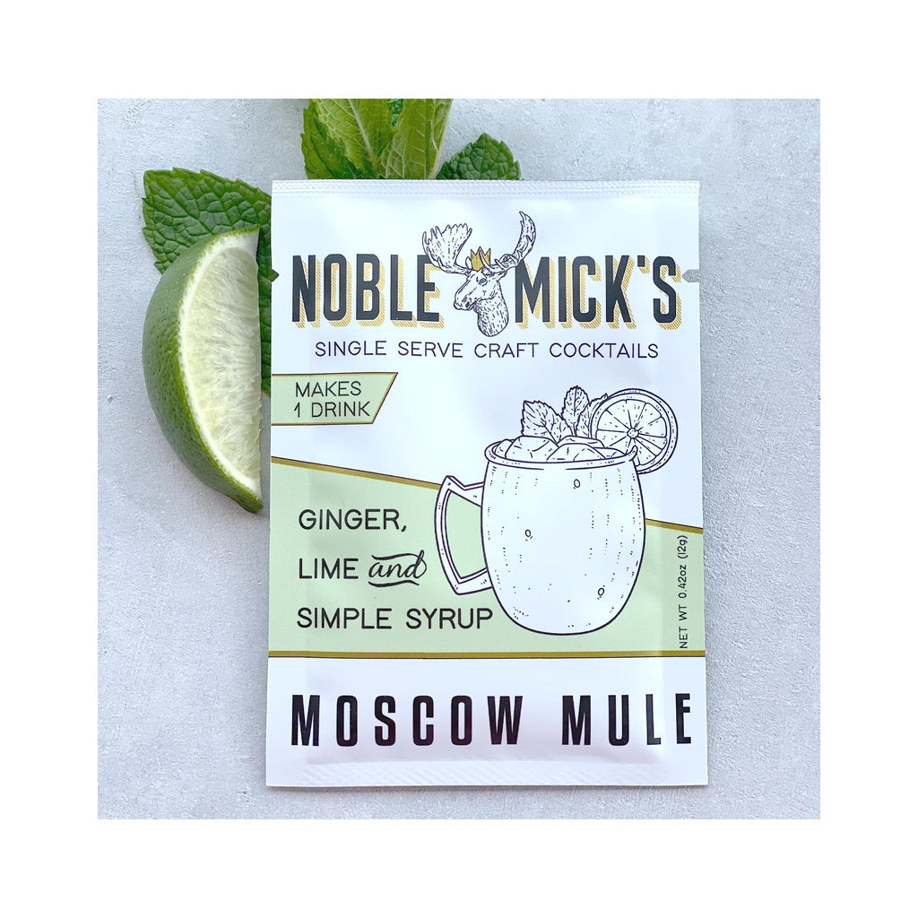 Noble Mick's Single Serve Craft Cocktail Mixes - Moscow Mule