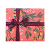 Smudge Ink Wrapping Paper Roll - Clementines & Botanicals