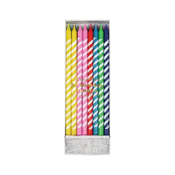 Birthday Candle Set of 24 - Brights