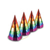 Rainbow Party Hats Set of 6