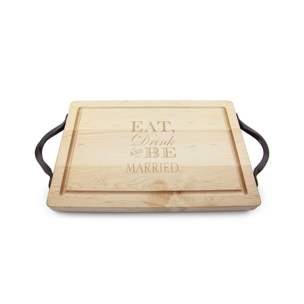 Eat, Drink and Be Married Serving Board