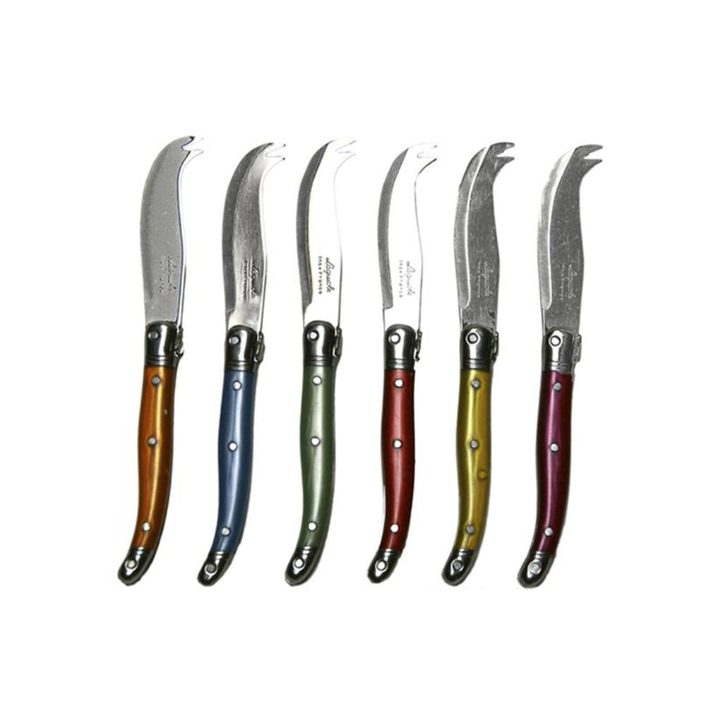 Laguiole Mini Fork-tipped Knife - Rainbow Colors