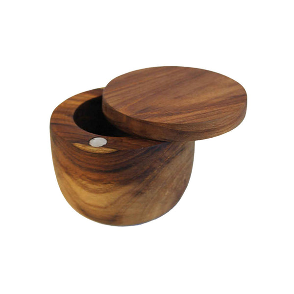 Teak Cellar with Pivot Lid