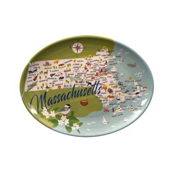 Massachusetts Melamine Platter