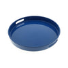 Ocean Blue Lacquer Round Tray
