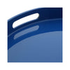 Ocean Blue Lacquer Round Tray - detail