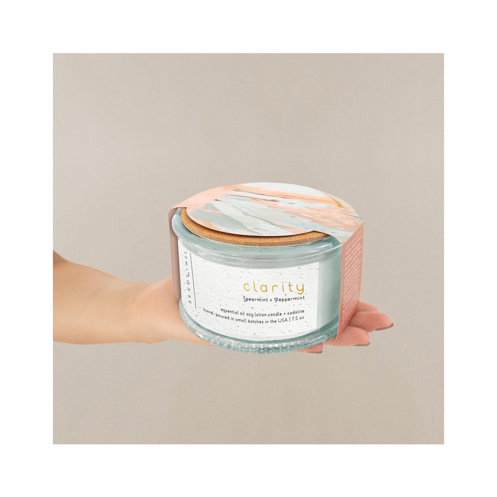 Seedlings Lotion Candles  - Clarity packaging