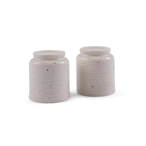 Speckled Ceramic Salt & Pepper Shakers