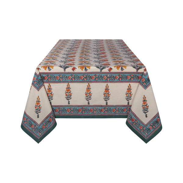 Marigold Block Print Tablecloth