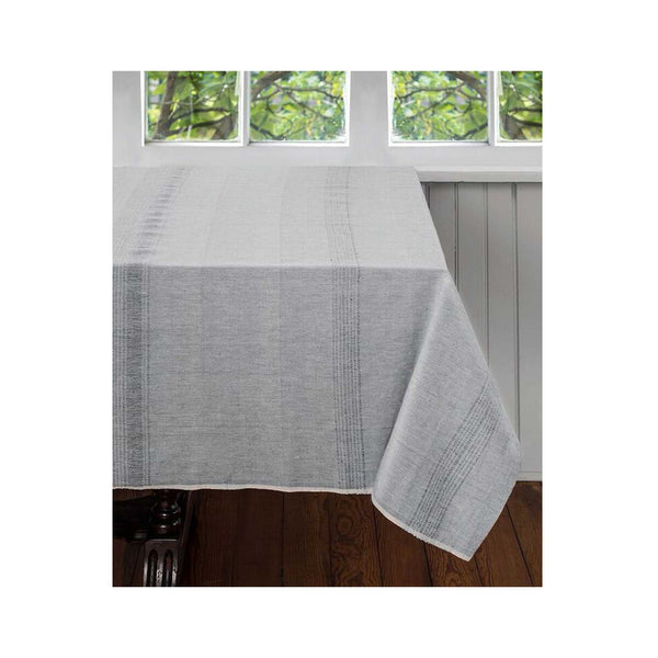 Hand-woven Cotton Tablecloth - Sea Salt