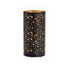 Silhouette Dot Design LED Hurricane Lamps - Tall