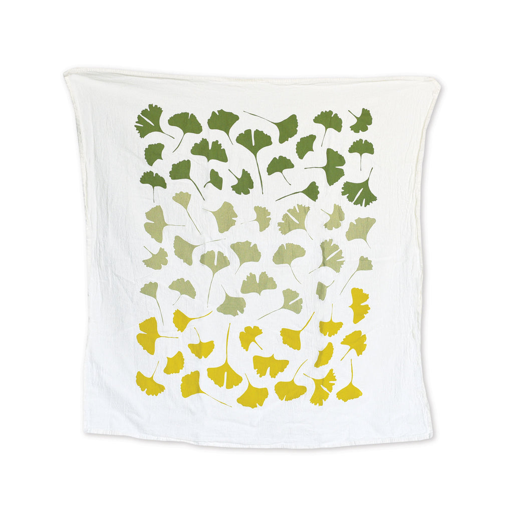 Flour Sack Tea Towel - Ginkgo