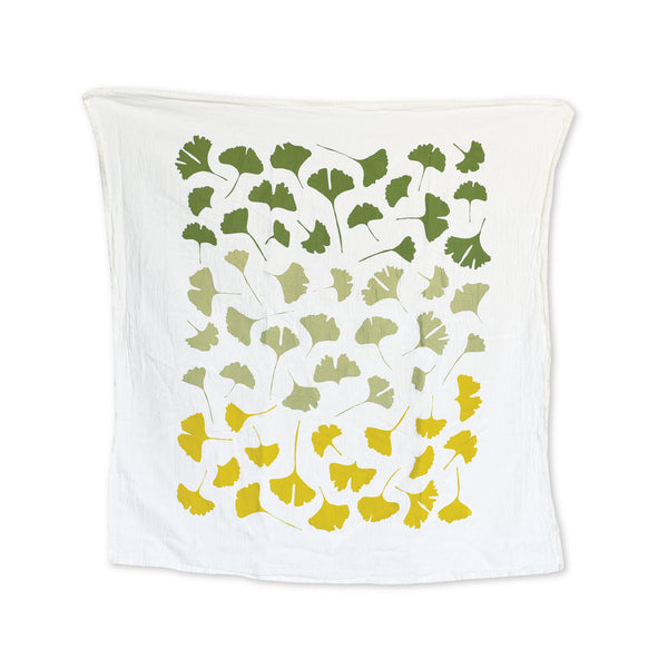 Flour Sack Tea Towel - Ginkgo