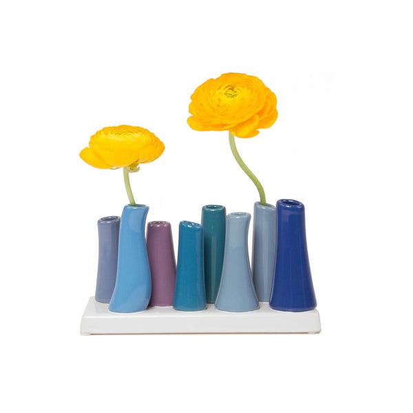 Pooley Tube Vase - Cobalt