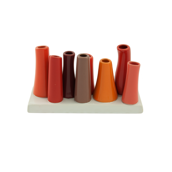 Pooley Tube Vase - Pumpkin