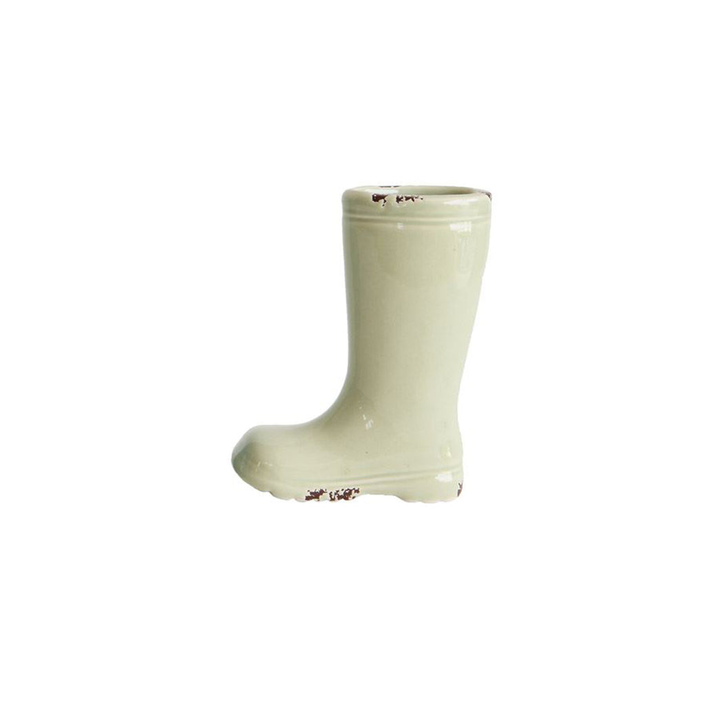 Garden Boot Vase - Mint