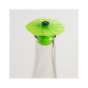 Silicone Poppy Bottle Stopper - Green Parakeet