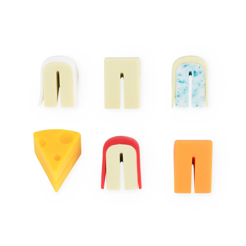 Cheese Please Drink Charms Set of 6