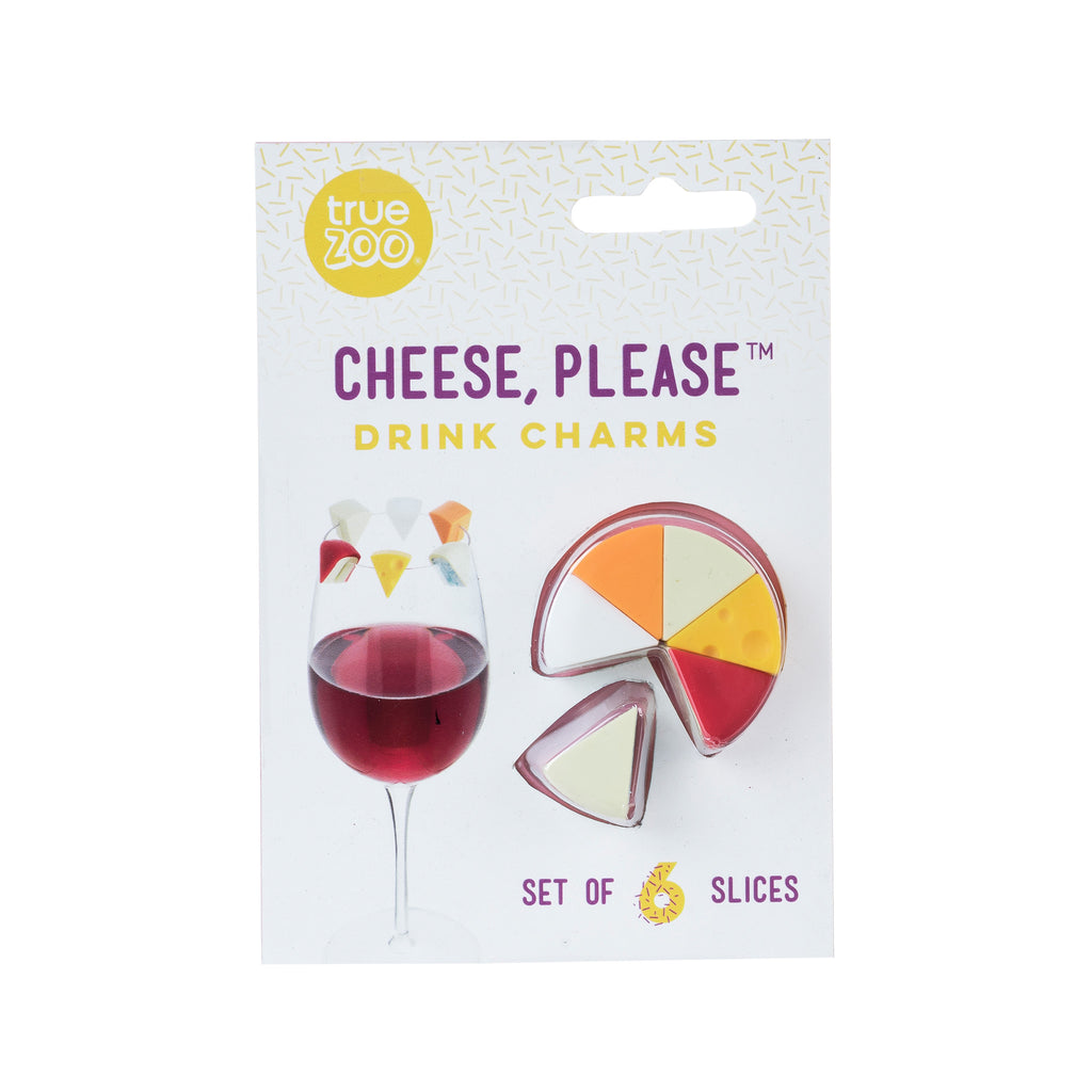 Cheese Please Drink Charms Set of 6 - packaging